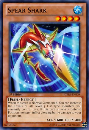 Spear Shark (Common) (CBLZ-EN009) - Cosmo Blazer Unlimited