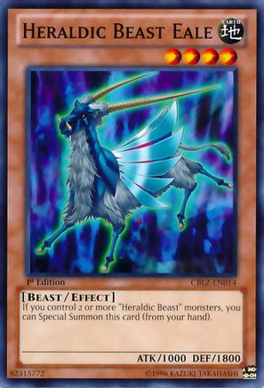 Heraldic Beast Eale (Common) (CBLZ-EN014) - Cosmo Blazer 1st Edition