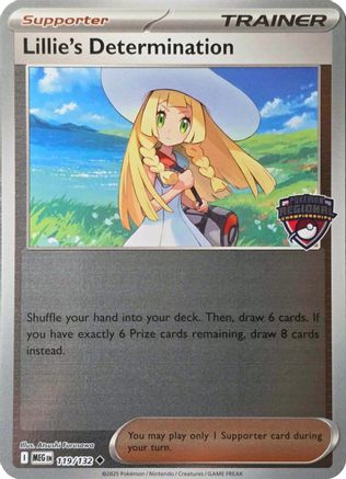 Lillie's Determination (Regional Championships) (119/132) [League & Championship Cards] Reverse Holofoil - Uncommon
