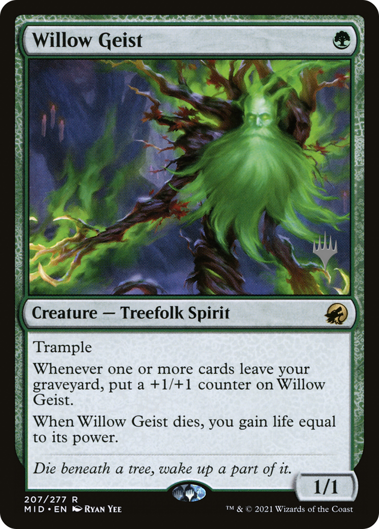 Willow Geist (PPMID-207) [Promo Pack: Innistrad: Midnight Hunt Promos]