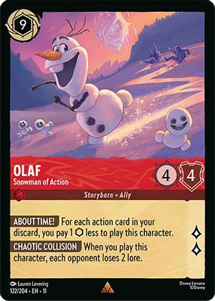 Olaf - Snowman of Action (122/204) - Winterspell