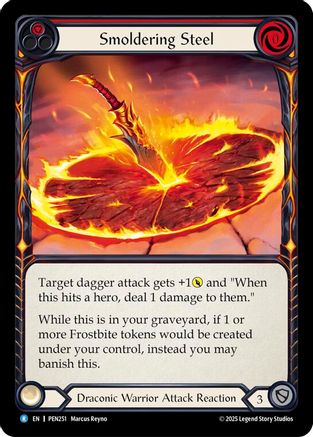 Smoldering Steel (Red) (PEN251) - Compendium of Rathe