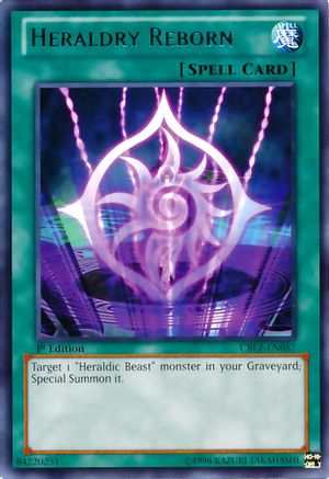 Heraldry Reborn (Rare) (CBLZ-EN057) - Cosmo Blazer Unlimited