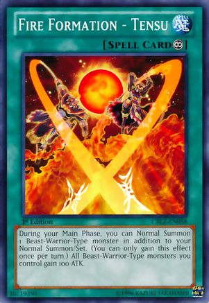 Fire Formation - Tensu (Common) (CBLZ-EN058) - Cosmo Blazer Unlimited
