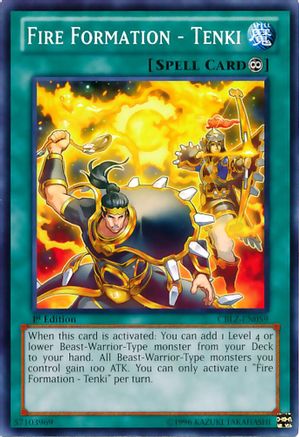 Fire Formation - Tenki (Common) (CBLZ-EN059) - Cosmo Blazer Unlimited