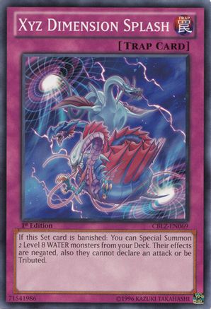 Xyz Dimension Splash (Common) (CBLZ-EN069) - Cosmo Blazer 1st Edition