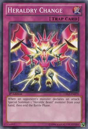 Heraldry Change (Common) (CBLZ-EN070) - Cosmo Blazer 1st Edition