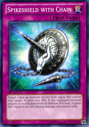 Spikeshield with Chain (Common) (CBLZ-EN076) - Cosmo Blazer Unlimited