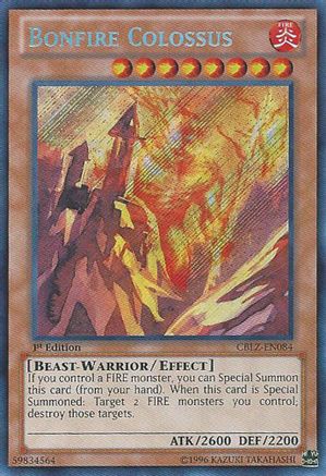 Bonfire Colossus (Secret Rare) (CBLZ-EN084) - Cosmo Blazer Unlimited