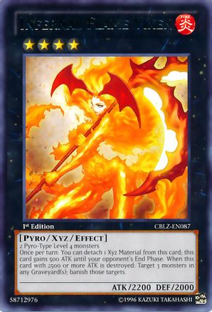 Infernal Flame Vixen (Rare) (CBLZ-EN087) - Cosmo Blazer 1st Edition