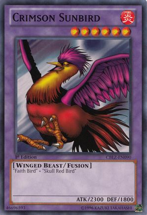 Crimson Sunbird (Common) (CBLZ-EN090) - Cosmo Blazer 1st Edition