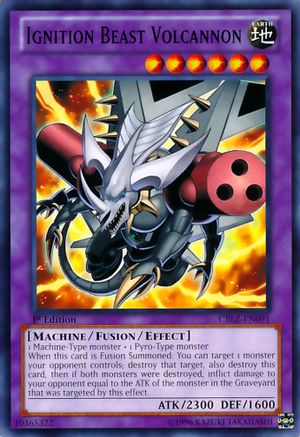 Ignition Beast Volcannon (Common) (CBLZ-EN091) - Cosmo Blazer 1st Edition