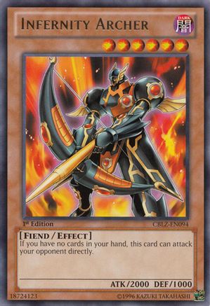 Infernity Archer (Rare) (CBLZ-EN094) - Cosmo Blazer Unlimited