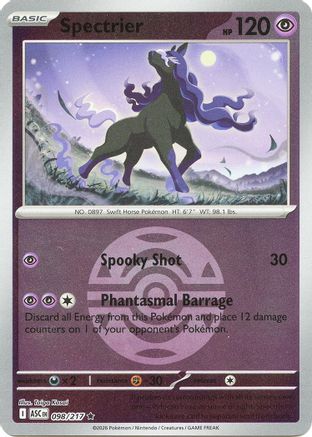 Spectrier (Dusk Ball) (098/217) [ME Ascended Heroes] Reverse Holofoil - Rare