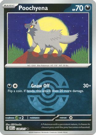 Poochyena (Dusk Ball) (128/217) [ME Ascended Heroes] Reverse Holofoil - Common