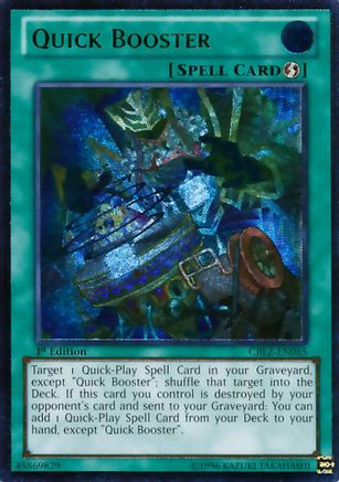 Quick Booster (Ultimate Rare) (CBLZ-EN065) - Cosmo Blazer Unlimited