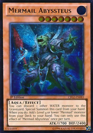 Mermail Abyssteus (Ultimate Rare) (CBLZ-EN083) - Cosmo Blazer Unlimited