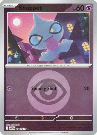 Shuppet (Energy Symbol Pattern) (090/217) [ME Ascended Heroes] Reverse Holofoil - Common
