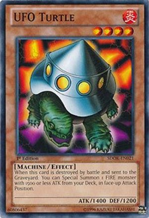 UFO Turtle (Common) (SDOK-EN021) - Structure Deck: Onslaught of the Fire Kings 1st Edition