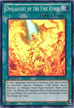 Onslaught of the Fire Kings (Super Rare) (SDOK-EN022) - Structure Deck: Onslaught of the Fire Kings 1st Edition