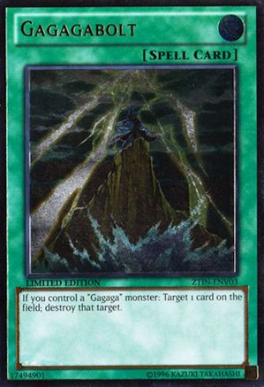 Gagagabolt (Ultimate Rare) (ZTIN-ENV03) - 2013 Zexal Collection Tin Limited