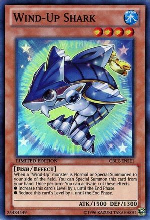 Wind-Up Shark (Super Rare) (CBLZ-ENSE1) - Cosmo Blazer SE Limited