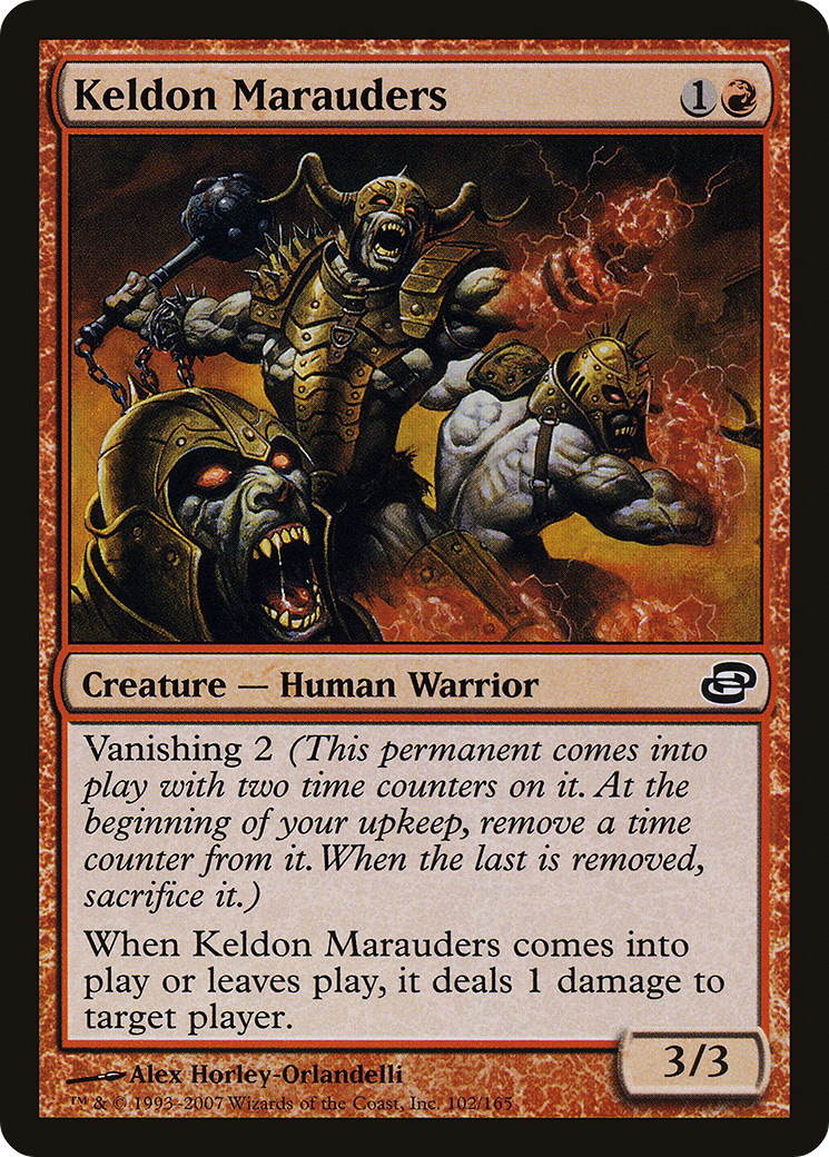 Keldon Marauders (PLC-102) [Planar Chaos] Foil