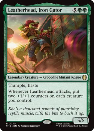 Leatherhead, Iron Gator (TMC-030) [Commander: Teenage Mutant Ninja Turtles]
