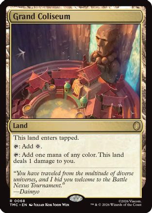 Grand Coliseum (TMC-068) [Commander: Teenage Mutant Ninja Turtles]