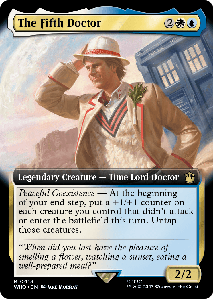 The Fifth Doctor (Extended Art) (WHO-413) [Doctor Who]