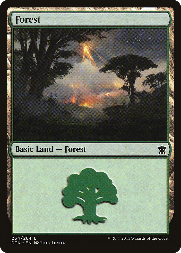 Forest (DTK-264) [Dragons of Tarkir]