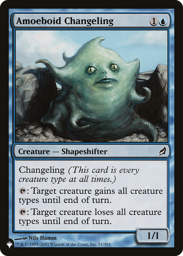 Amoeboid Changeling (LIST-51/301) [The List]