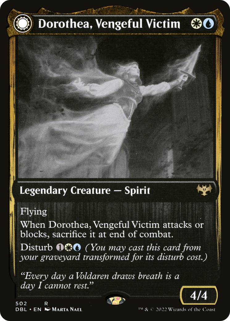 Dorothea, Vengeful Victim (DBL-502) [Innistrad: Double Feature]
