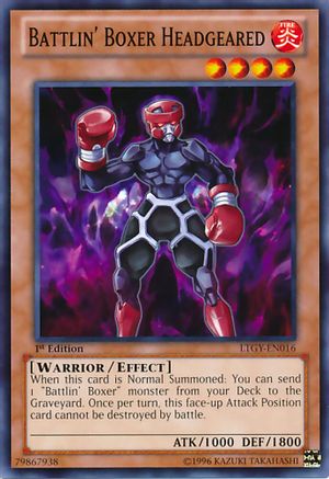 Battlin' Boxer Headgeared (LTGY-EN016) - Lord of the Tachyon Galaxy Unlimited