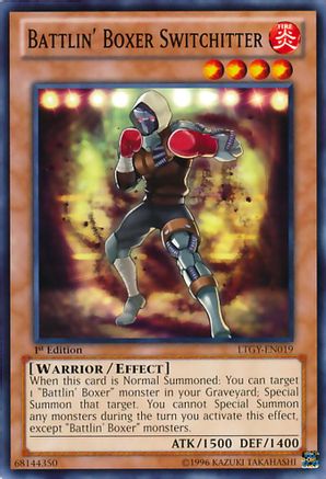 Battlin' Boxer Switchitter (Common) (LTGY-EN019) - Lord of the Tachyon Galaxy 1st Edition