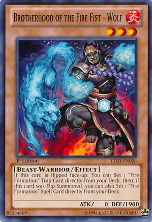 Brotherhood of the Fire Fist - Wolf (LTGY-EN026) - Lord of the Tachyon Galaxy 1st Edition