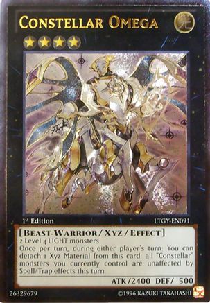 Constellar Omega (Ultimate Rare) (LTGY-EN091) - Lord of the Tachyon Galaxy 1st Edition