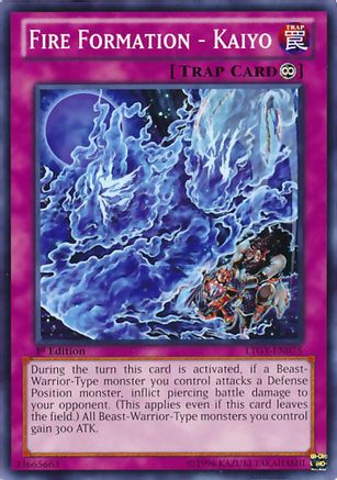 Fire Formation - Kaiyo (LTGY-EN075) - Lord of the Tachyon Galaxy 1st Edition