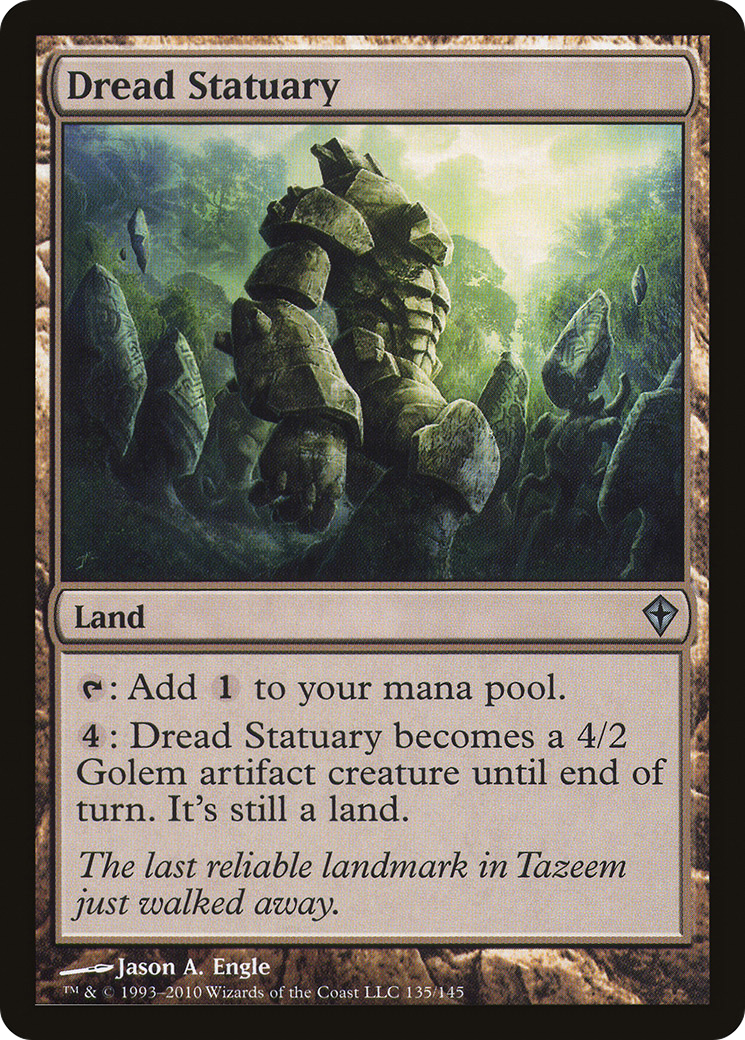 Dread Statuary (WWK-135) [Worldwake] Foil
