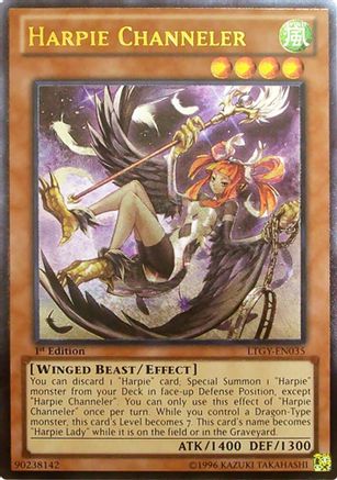 Harpie Channeler (Ultimate Rare) (LTGY-EN035) - Lord of the Tachyon Galaxy 1st Edition