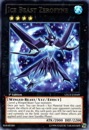 Ice Beast Zerofyne (Rare) (LTGY-EN049) - Lord of the Tachyon Galaxy Unlimited
