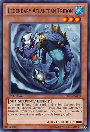 Legendary Atlantean Tridon (LTGY-EN033) - Lord of the Tachyon Galaxy Unlimited