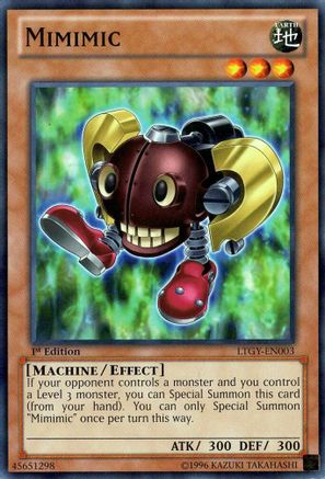 Mimimic (LTGY-EN003) - Lord of the Tachyon Galaxy 1st Edition
