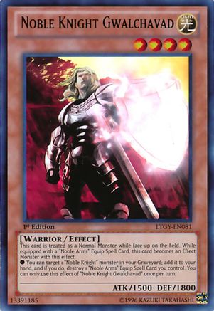 Noble Knight Gwalchavad (Ultra Rare) (LTGY-EN081) - Lord of the Tachyon Galaxy Unlimited