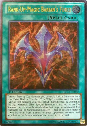 Rank-Up-Magic Barian's Force (Ultimate Rare) (LTGY-EN060) - Lord of the Tachyon Galaxy 1st Edition