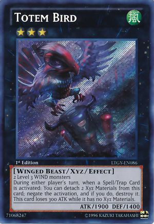 Totem Bird (Secret Rare) (LTGY-EN086) - Lord of the Tachyon Galaxy Unlimited