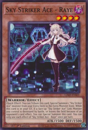 Sky Striker Ace - Raye (Common) (L26D-ENS01) - Legendary Modern Decks 2026 1st Edition