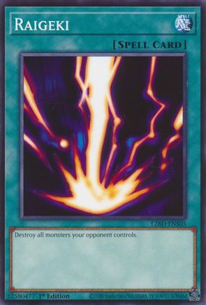 Raigeki (Common) (L26D-ENS05) - Legendary Modern Decks 2026 1st Edition