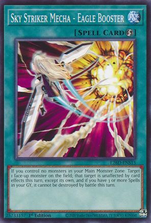 Sky Striker Mecha - Eagle Booster (Common) (L26D-ENS15) - Legendary Modern Decks 2026 1st Edition