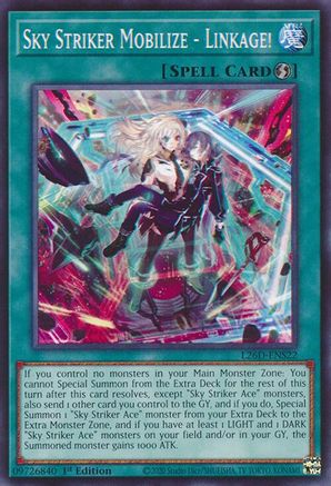 Sky Striker Mobilize - Linkage! (Common) (L26D-ENS22) - Legendary Modern Decks 2026 1st Edition